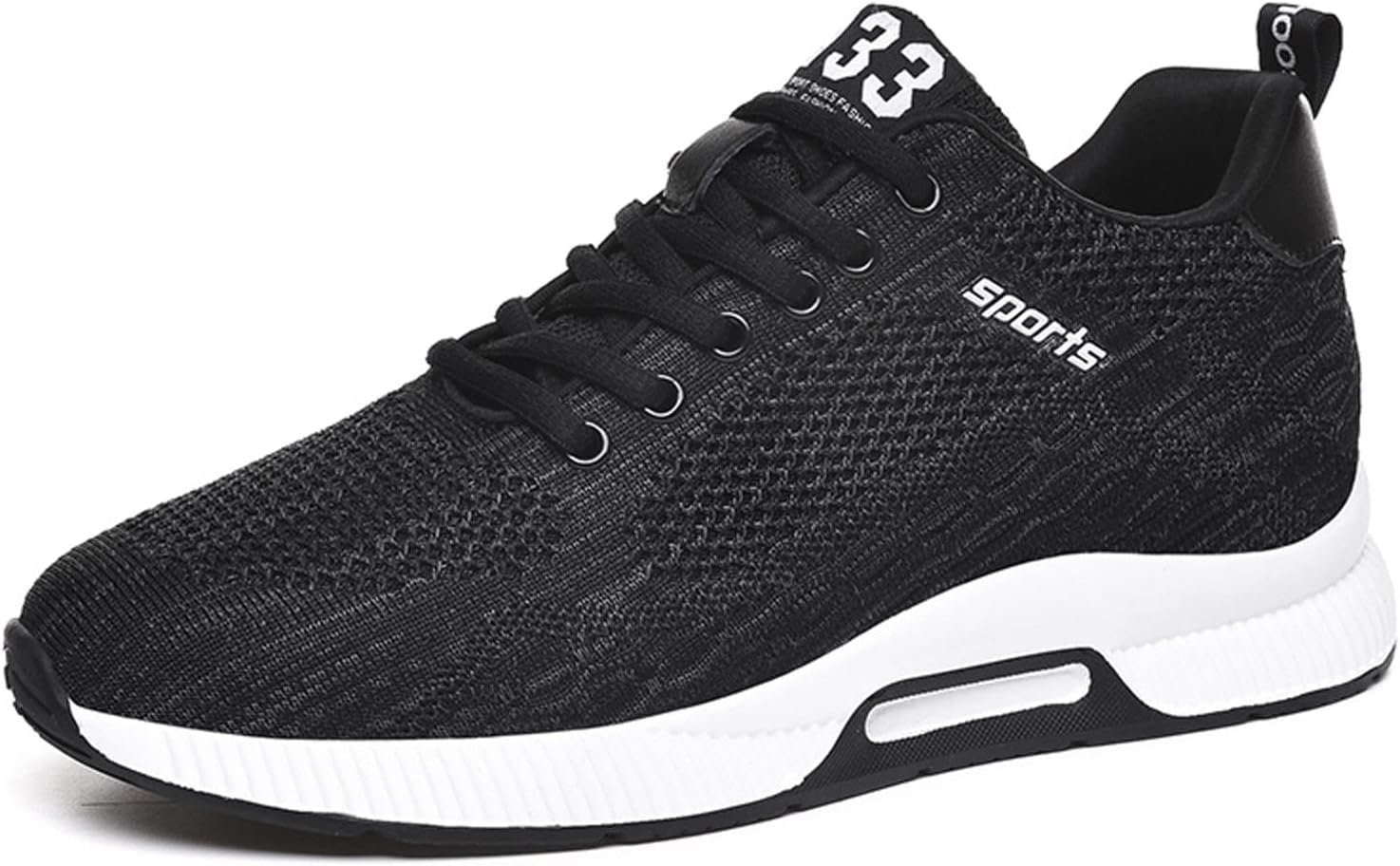 

Мужские обувь на подъем 6 см выше, невидимая прибавка в росте, повседневные спортивные кроссовки Meidiastra, черный