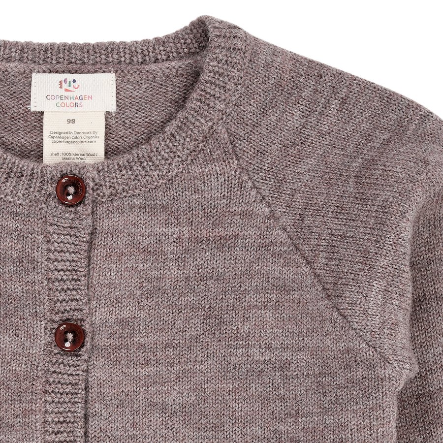 Кардиган Copenhagen Colors MERINO UNISEX, Natural Melange/Taupe — фото 3