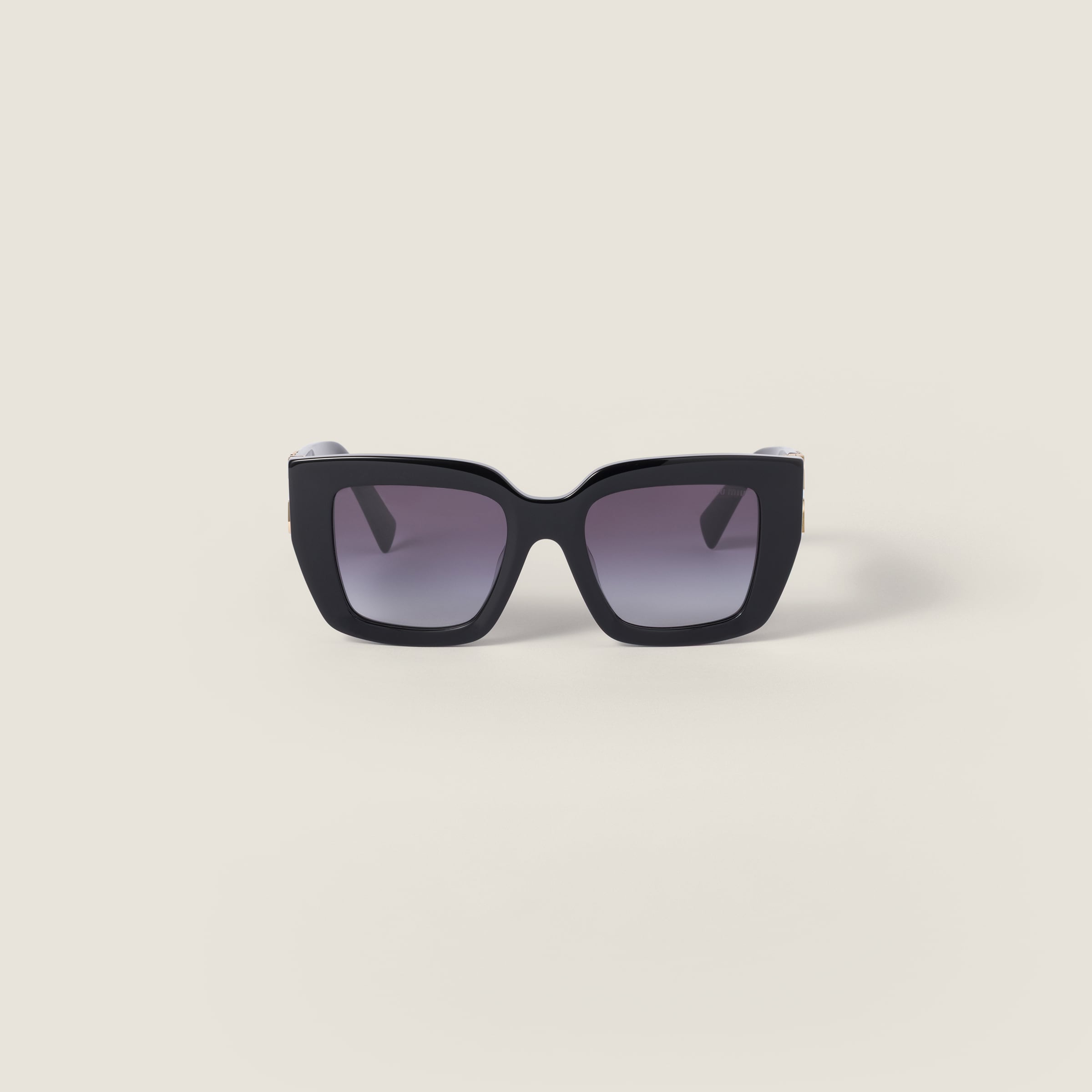 

Солнцезащитные очки Miu Glimpse MIU MIU, черный