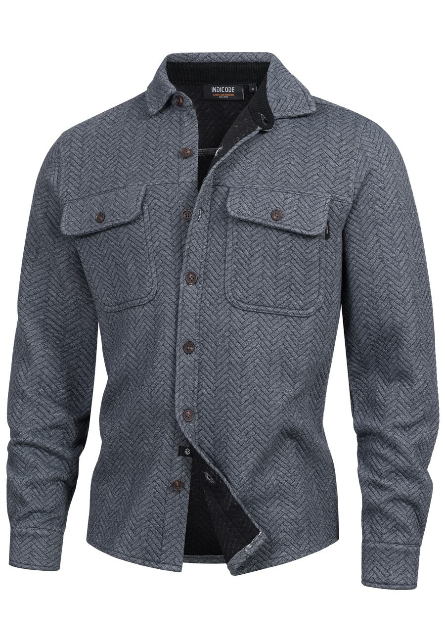 

Рубашка на пуговицах Comfort fit INDICODE JEANS Wheel, Blue