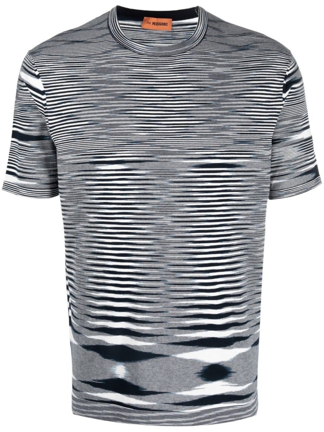 

Missoni футболка с геометричным принтом, синий
