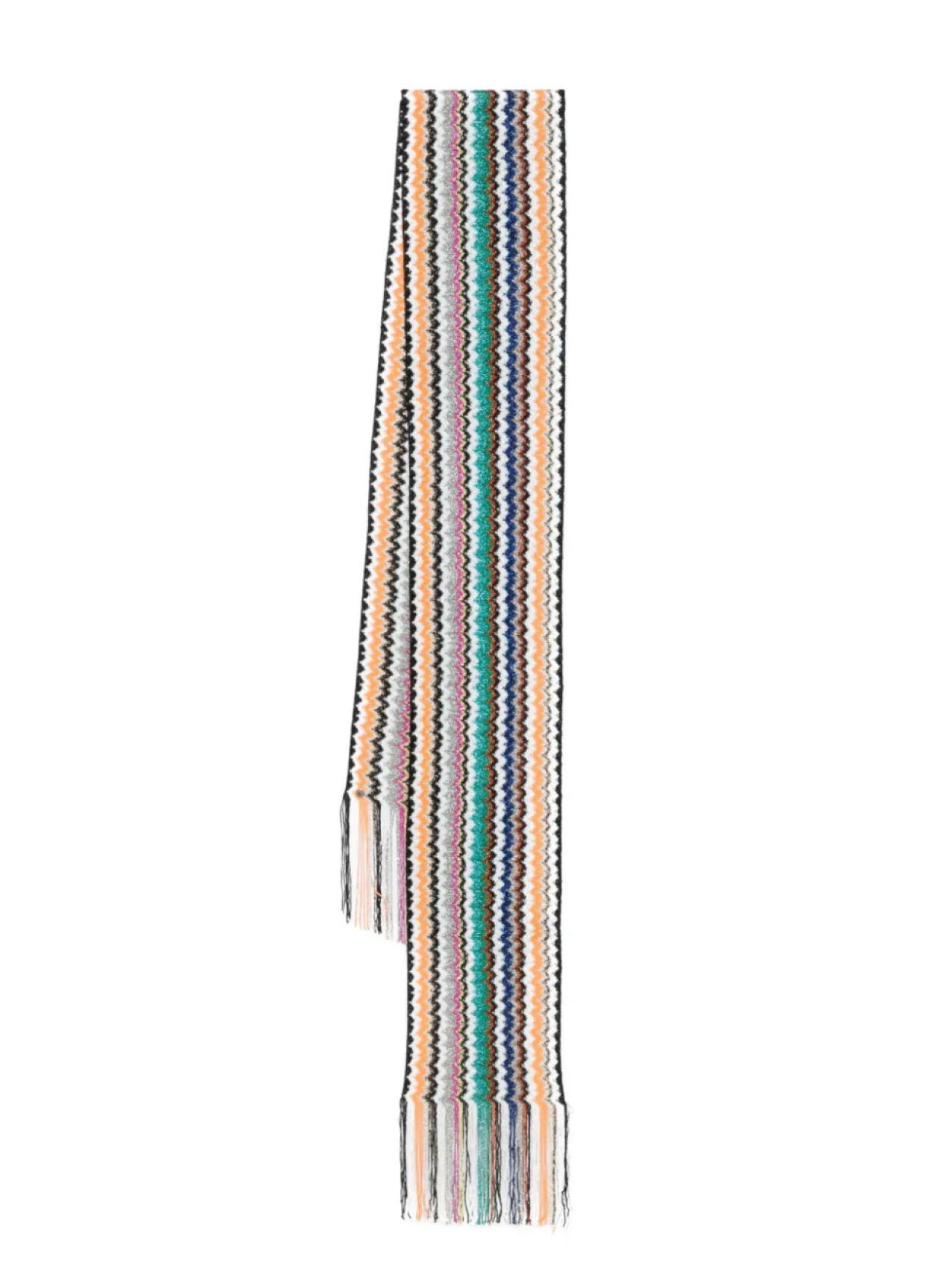 

Шарф зигзагообразной вязки Missoni, черный