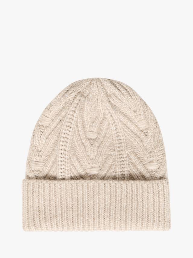 

Mynte вязаная шапка бини ICHI, Oatmeal Melange