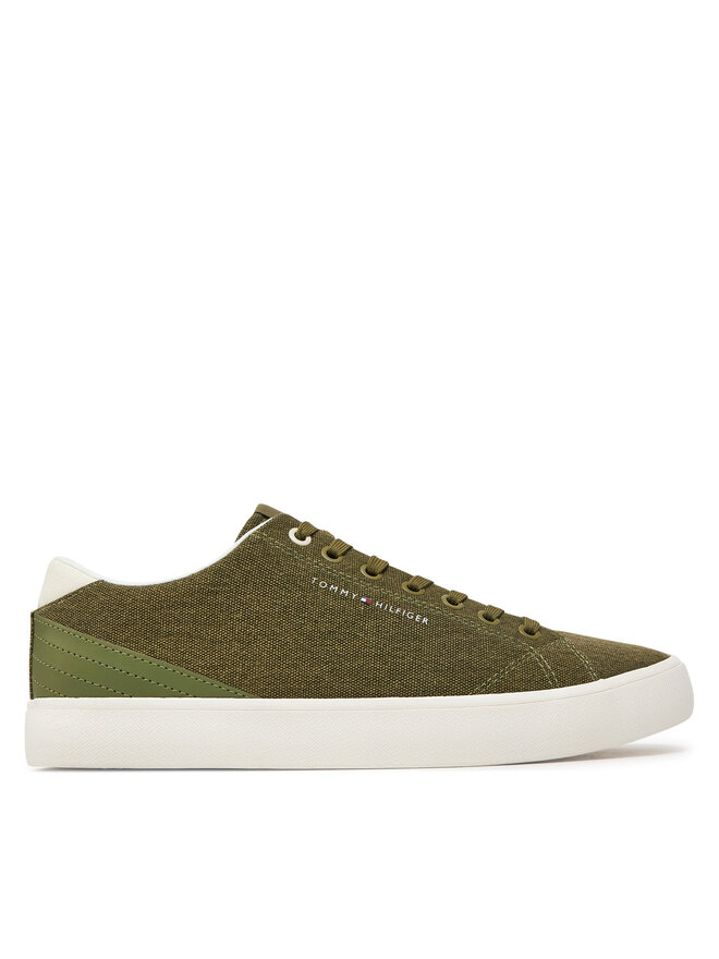 

Кроссовки из ткани Th Hi Vulc Low Summer Cvs Fm0Fm05056 Tommy Hilfiger, зеленый