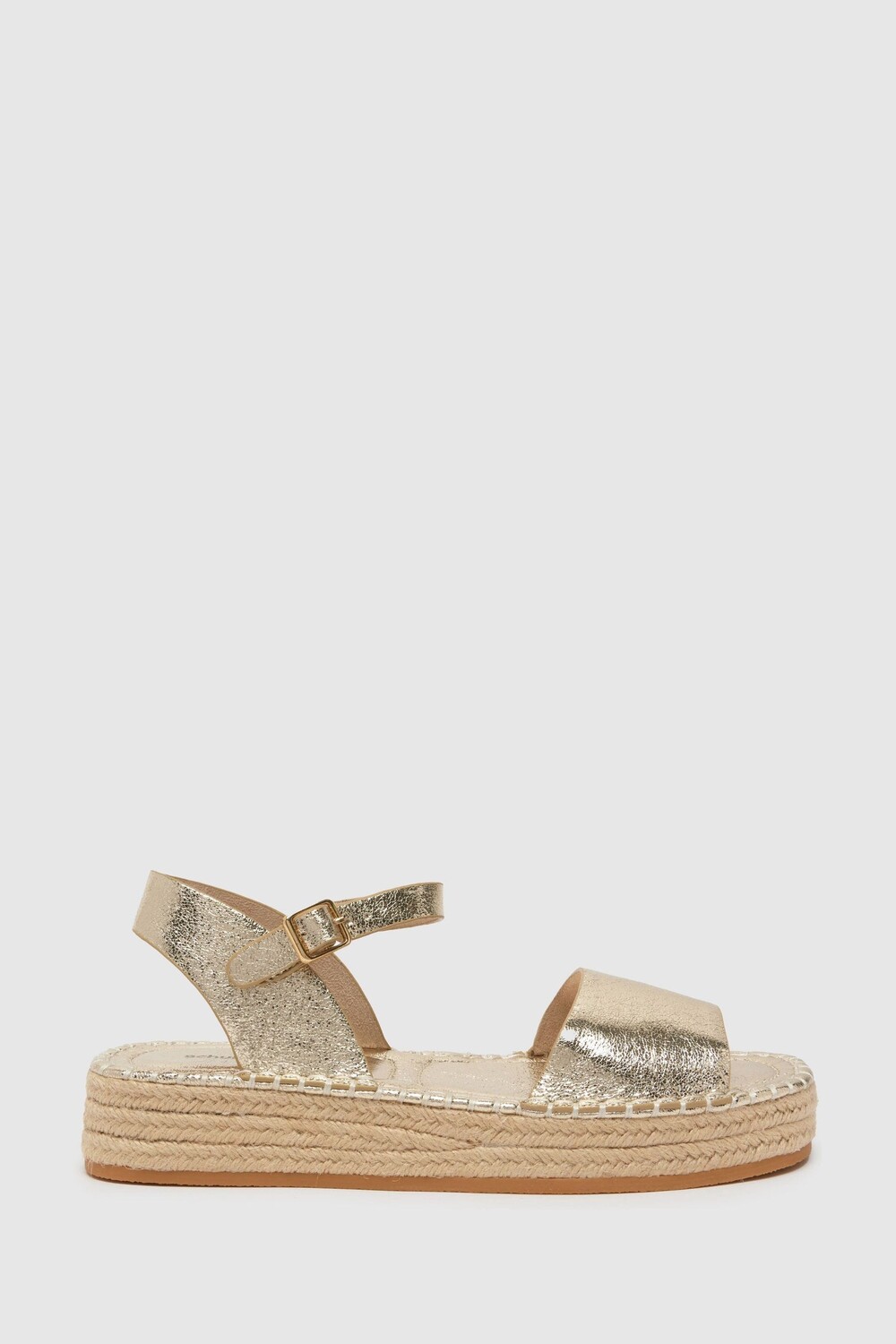 

Золотые босоножки с овчиной Schuh, желтый