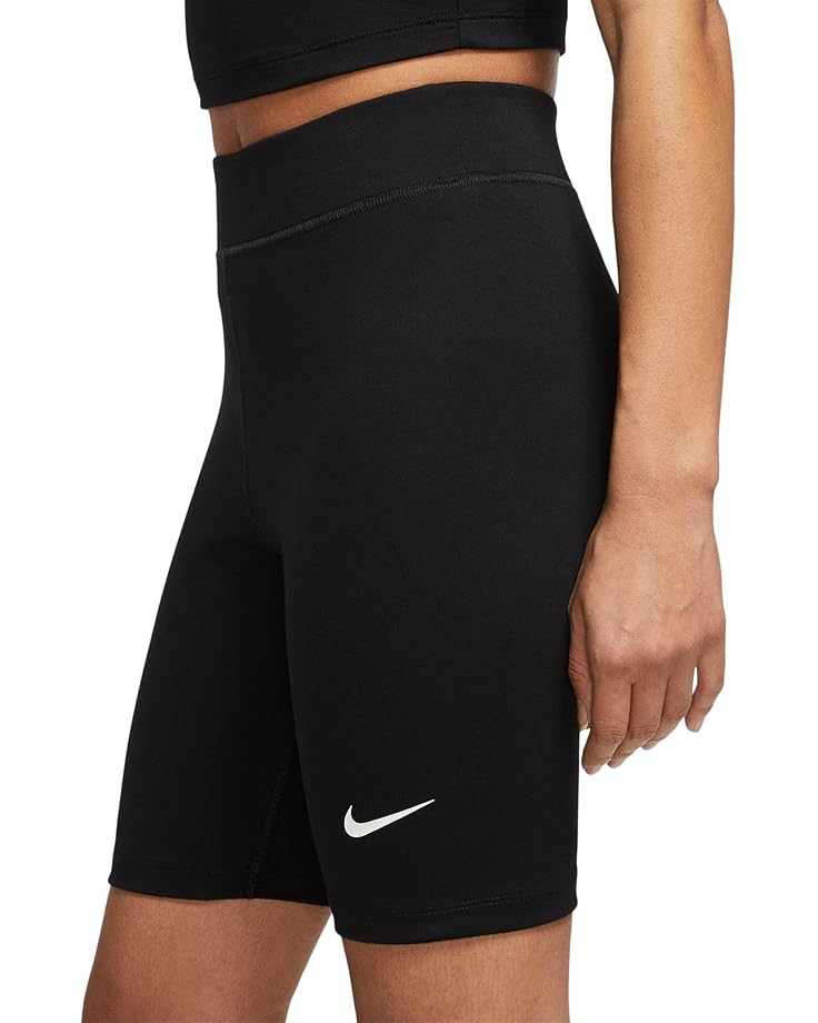 Шорты Nike Sportswear Classic High-rise 8" Shorts, цвет Black/Sail — фото 3