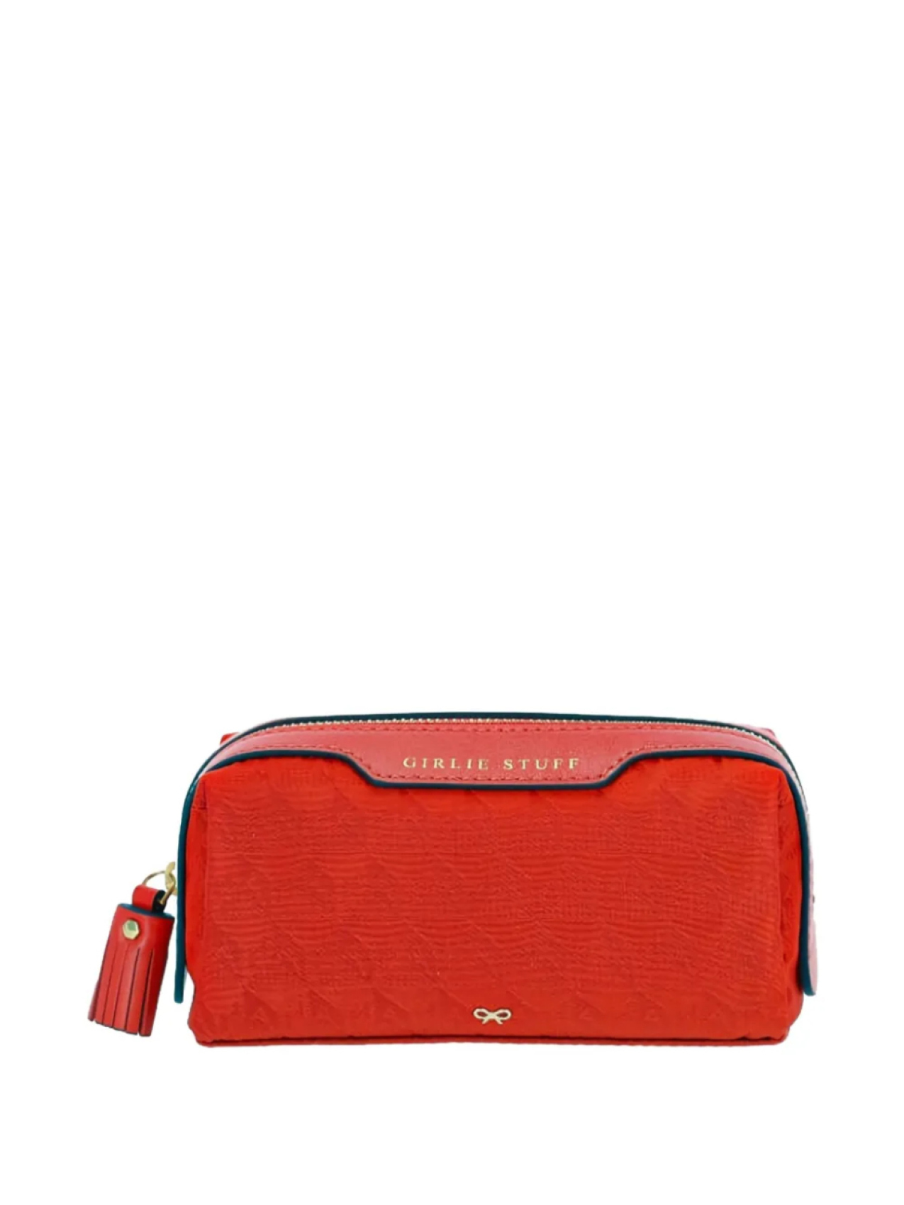 

Косметичка Anya Hindmarch с кисточкой на молнии, оранжевый