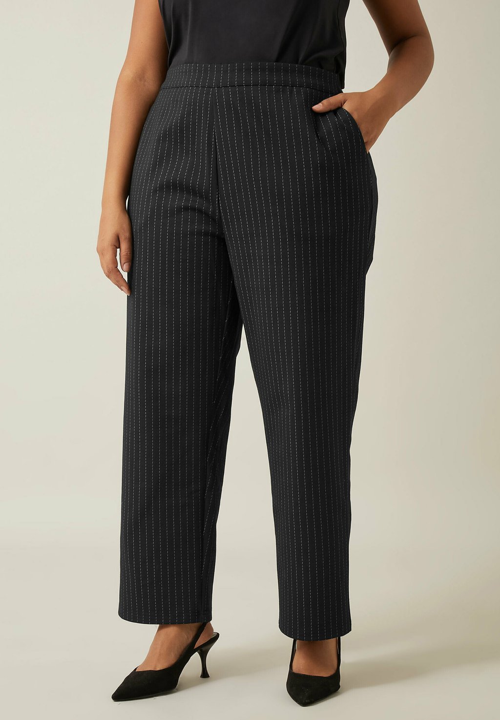 

Брюки PINSTRIPE WIDE LEG Evans, антрацит
