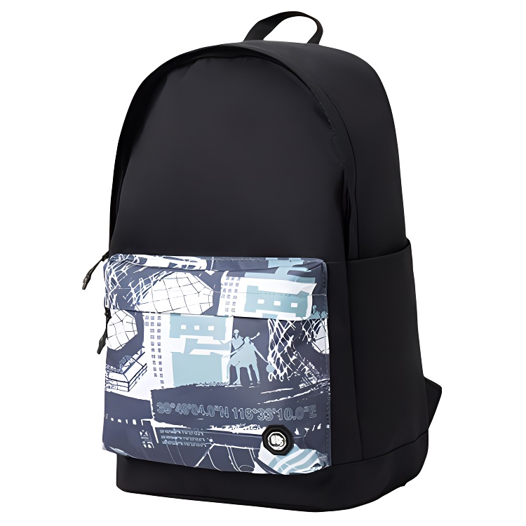 

Лининг Полиэстеровый рюкзак унисекс черный