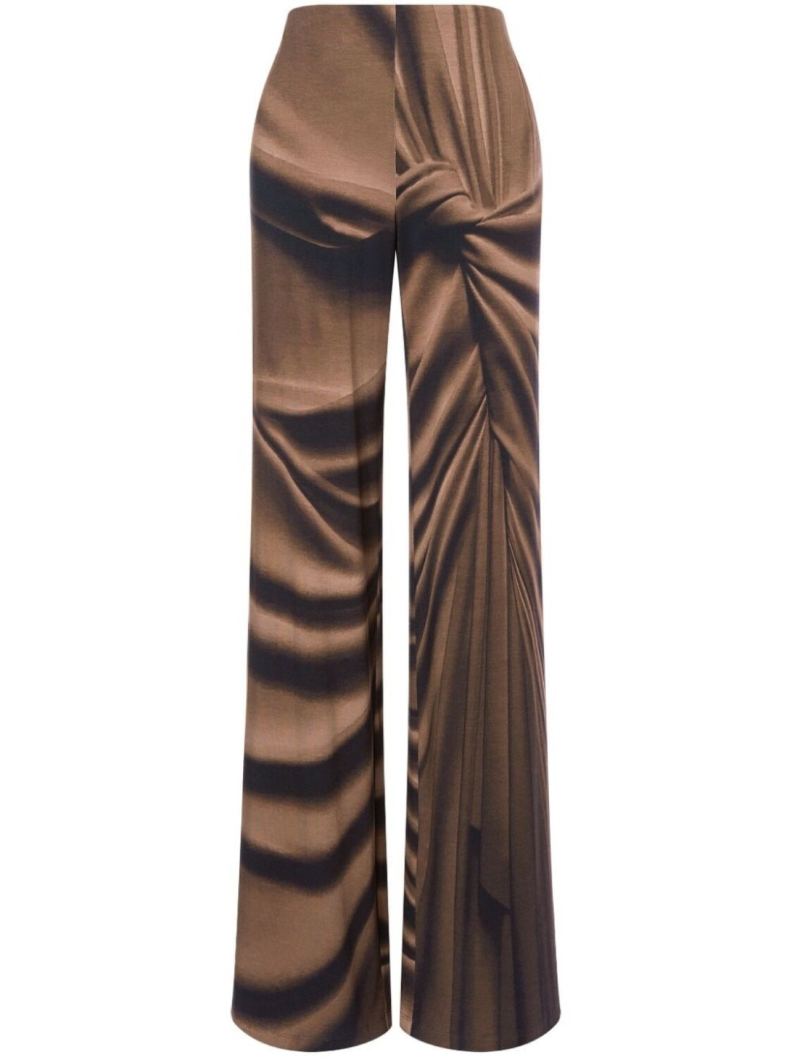 

Alberta Ferretti широкие брюки с завышенной талией, коричневый