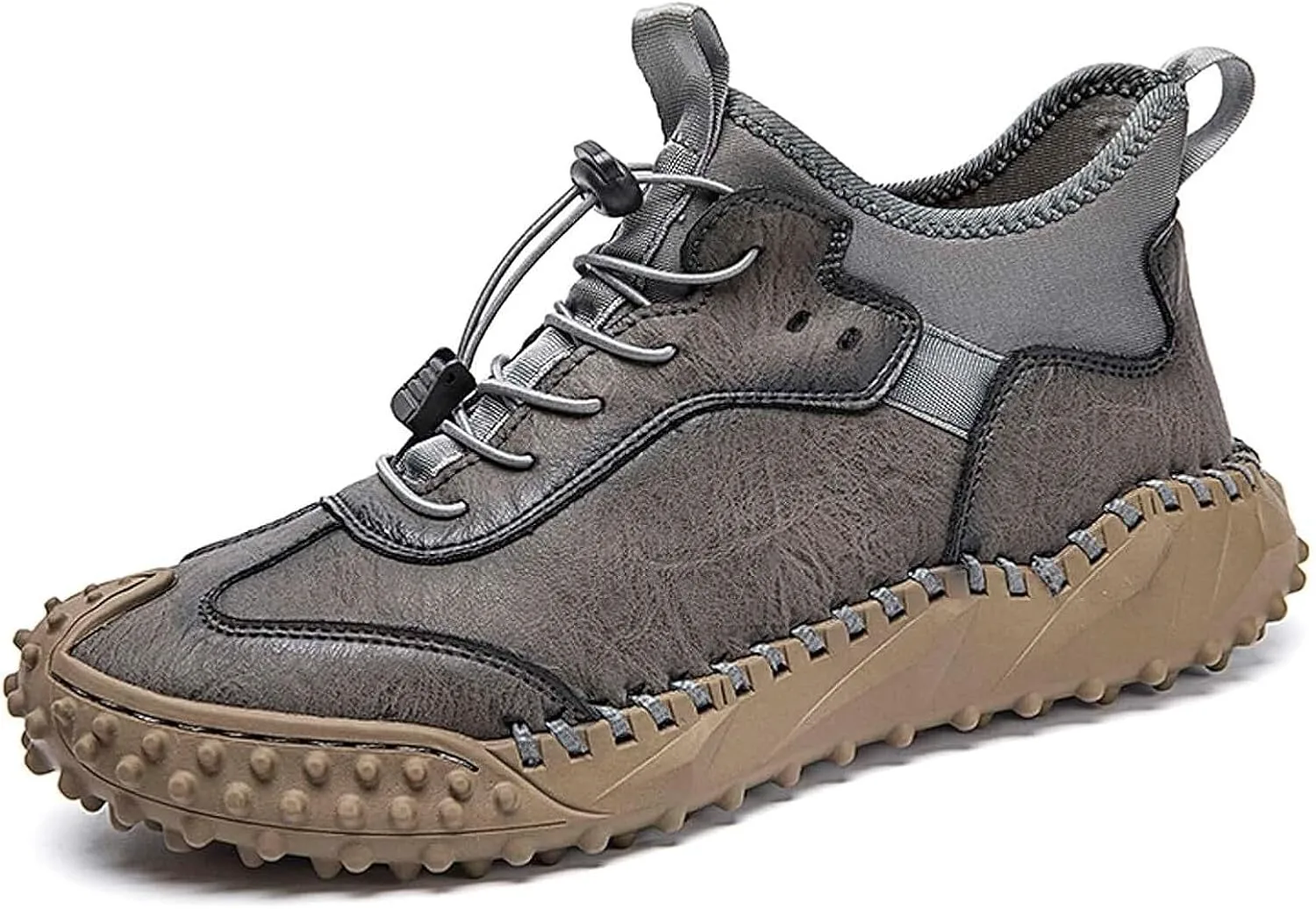 

Мужские походные туфли, мужские кожаные ботинки, слипоны, легкие удобные повседневные ботинки Чакка, мужская модная спортивная и деловая обувь Generic