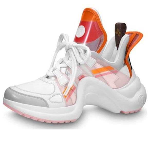 Кроссовки lv archlight sports shoes white/orange Louis Vuitton, белый
