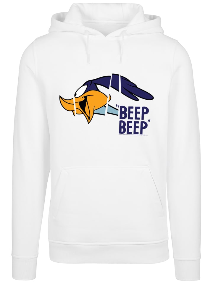 

Толстовка F4NT4STIC Hoodie Hoodie 'Looney Tunes Roadrunner Beep Beep', белый