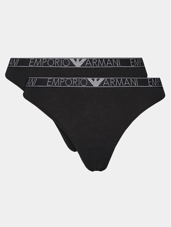 

Набор из 2 стрингов Emporio Armani Underwear, черный