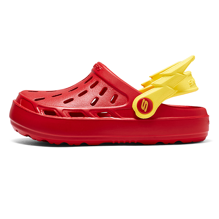 

Антискользящие износостойкие детские сандалии красные Kids Skechers Kids, Обувь+004 Украшения для обуви (Бесплатный подарок)