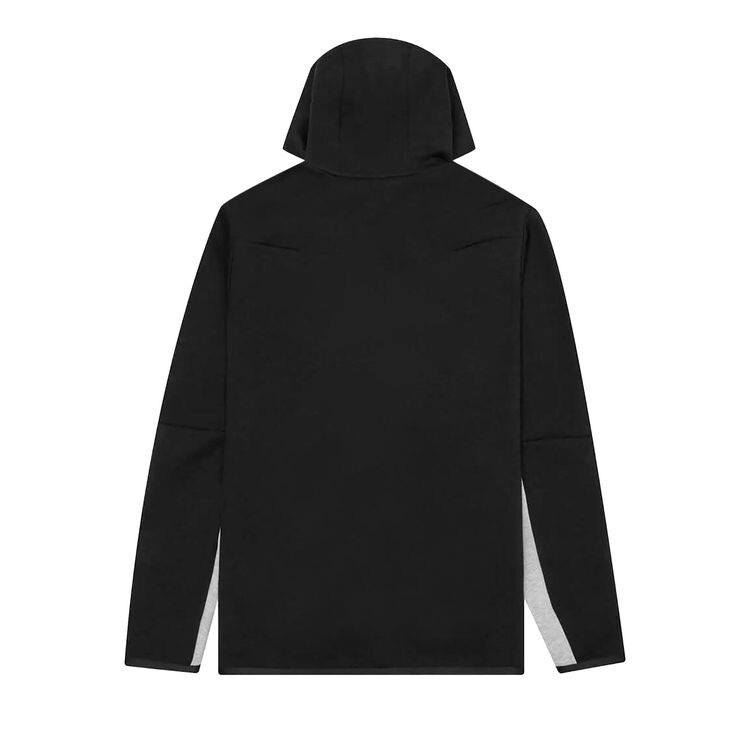 Худи Nike Sportswear Tech Fleece Windrunner Full Zip Hoodie Multicolor Black Grey, разноцветный — фото 2