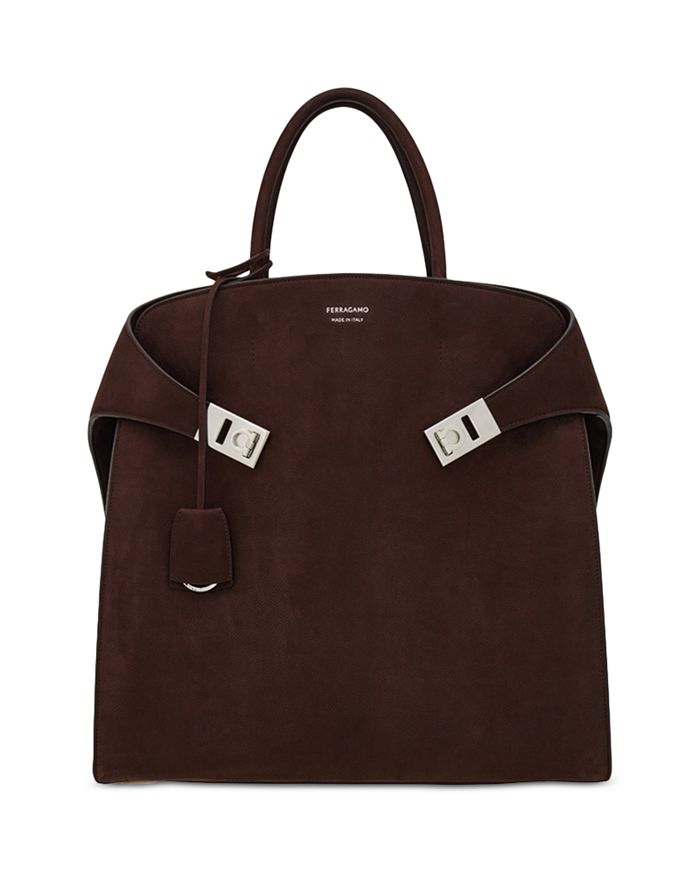 

Сумка Hug Tote FERRAGAMO, коричневый