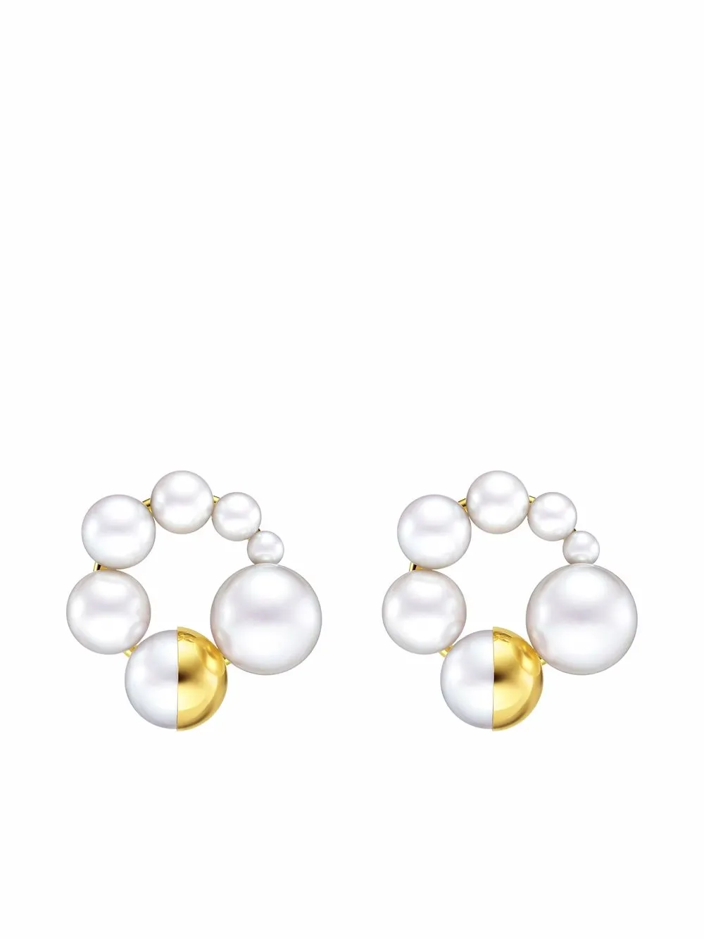 

Серьги M/G Tasaki Shell из желтого золота с жемчугом, золотой