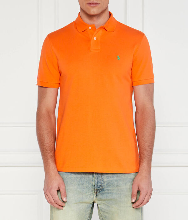 

Рубашка поло Custom slim fit Polo Ralph Lauren, оранжевый