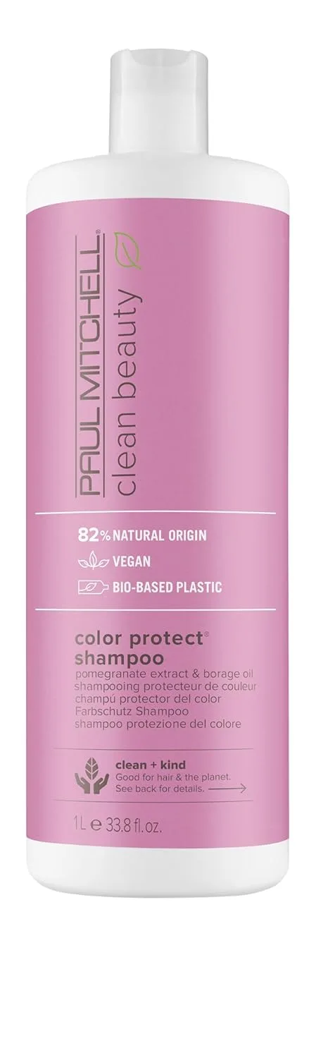 Шампунь Paul Mitchell Clean Beauty Color Protect, бережно очищает и защищает цвет волос, подходит для окрашенных волос. 1000 мл (.)