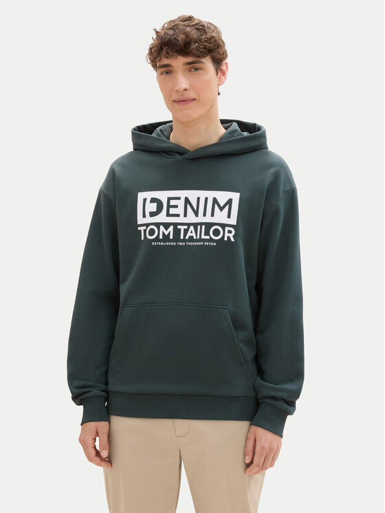 

Толстовка обычного кроя Tom Tailor Denim, зеленый