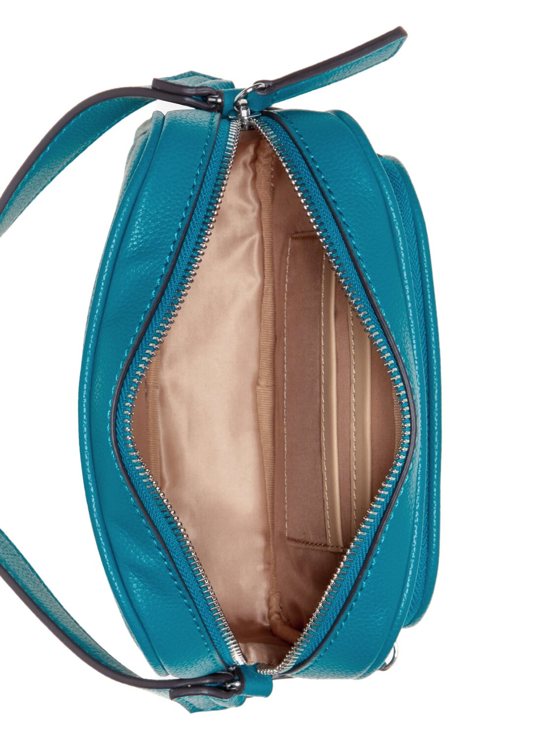 

Миниатюрная сумка через плечо Aviel с двойной молнией Guess Factory, цвет Pacific Blue