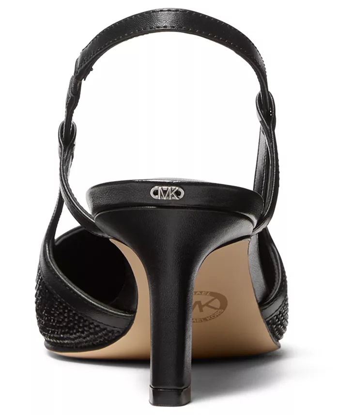 Женские туфли Alora Mid Sling Туфлиs Michael Kors, черный — фото 3