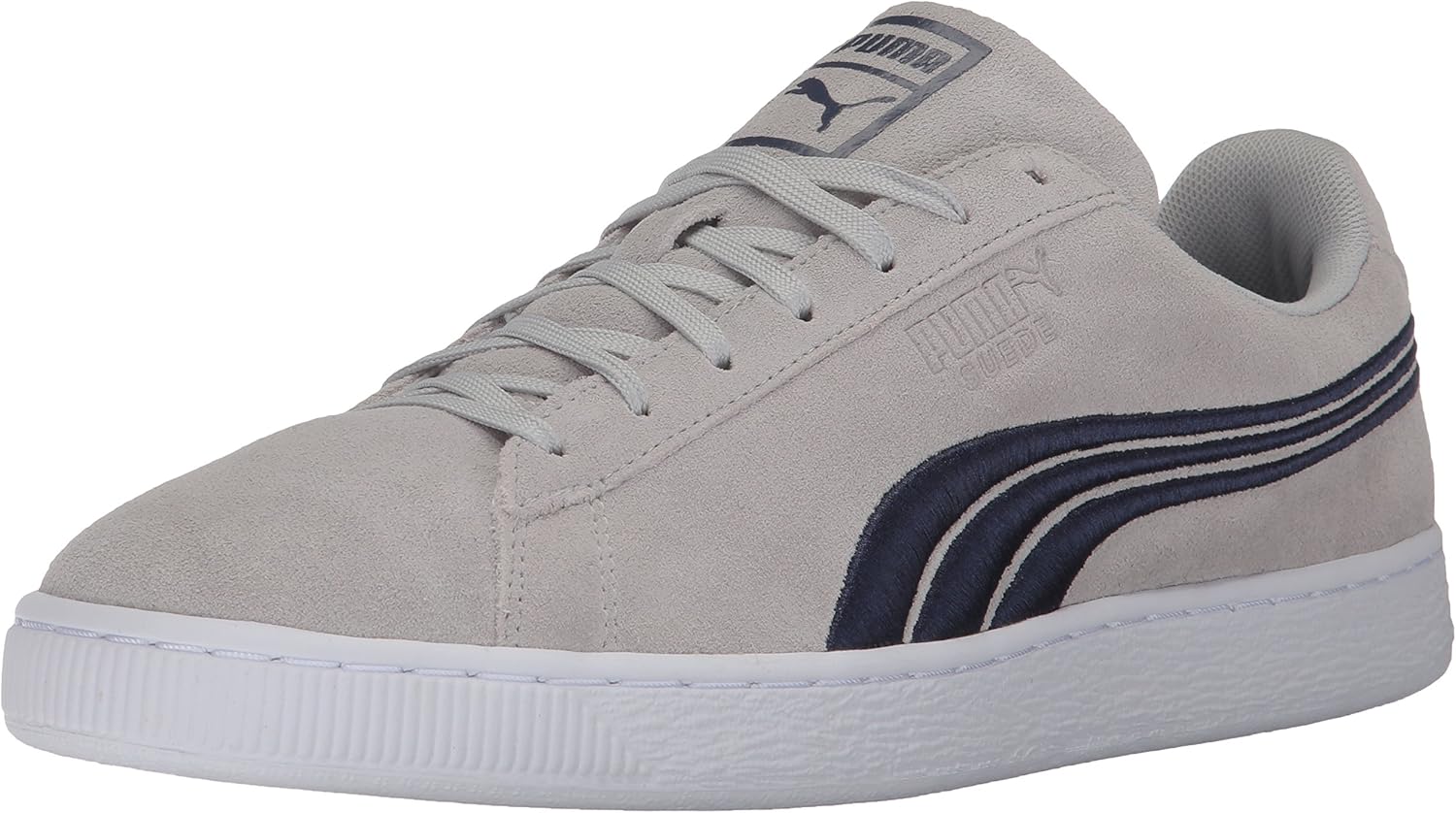 

Кроссовки PUMA для мужчин Suede Classic Badge, Ляпис синий-Puma черный, 9 M US