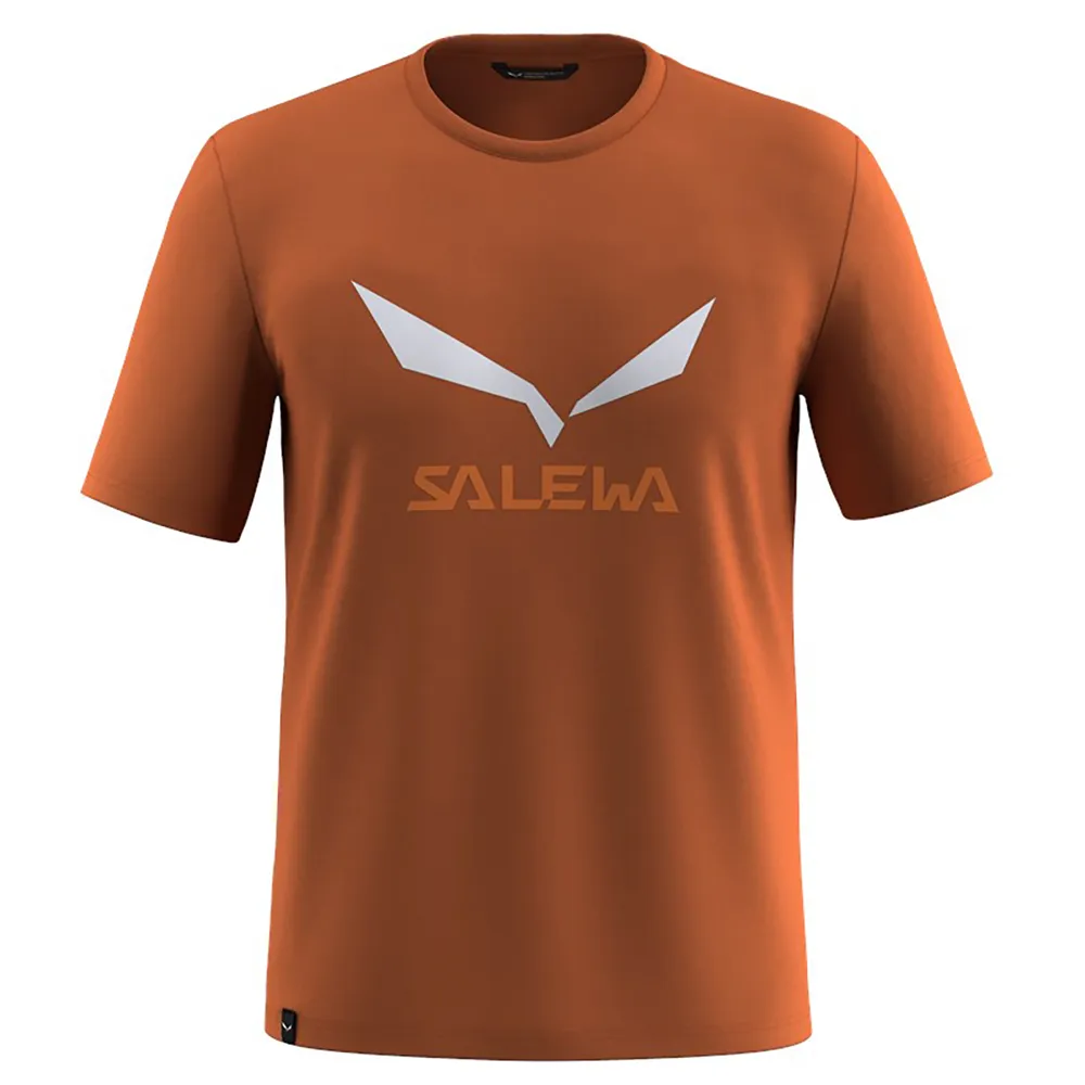 

Футболка с коротким рукавом Salewa Solidlogo Dry, коричневый