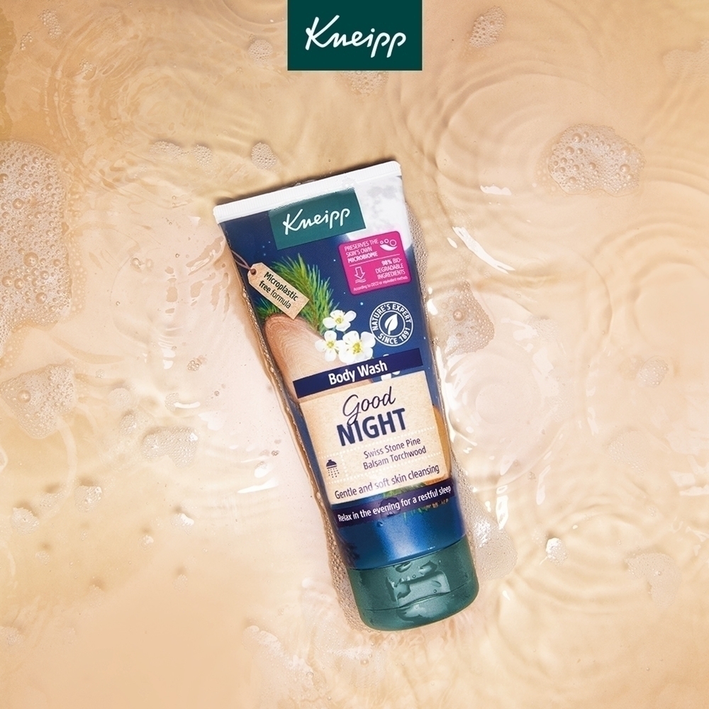 Гель для душа «Спокойной ночи» Kneipp, swiss stone pine & balsam torchwood 200 мл — фото 2
