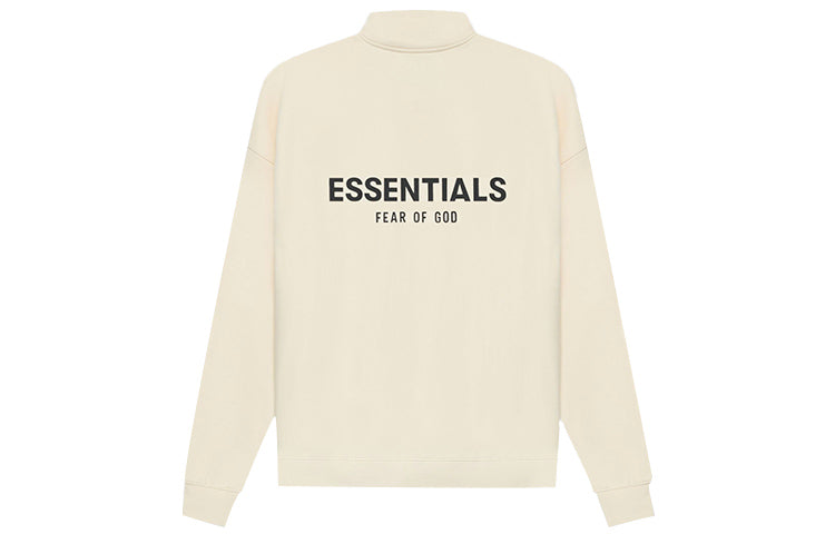Худи Fear of God Essentials SS21 Mockneck Half Zip Buttercream — фото 2