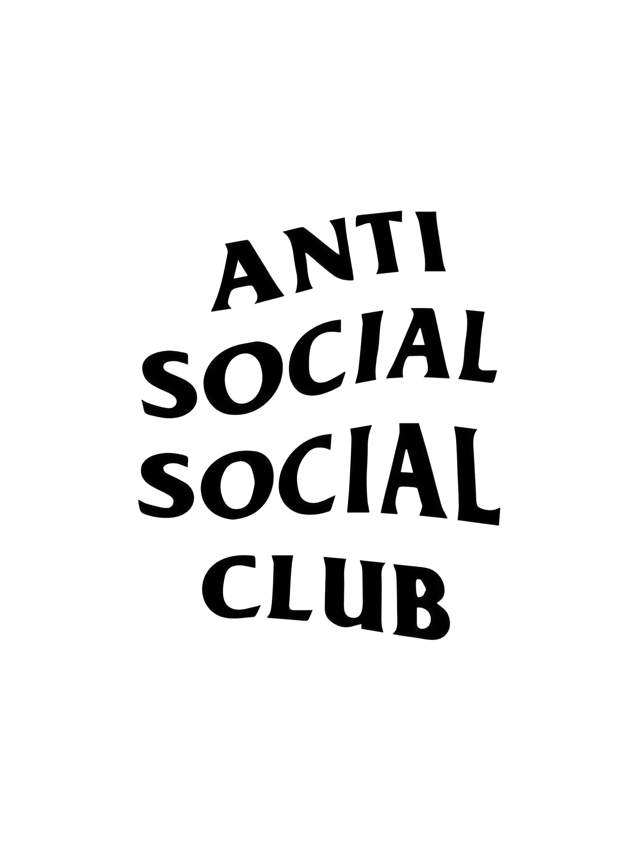 

Футболка с логотипом Anti Social Social Club, белый