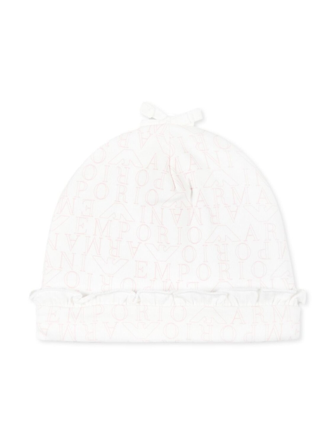 

Шапочка с вышитым логотипом Emporio Armani Kids, белый