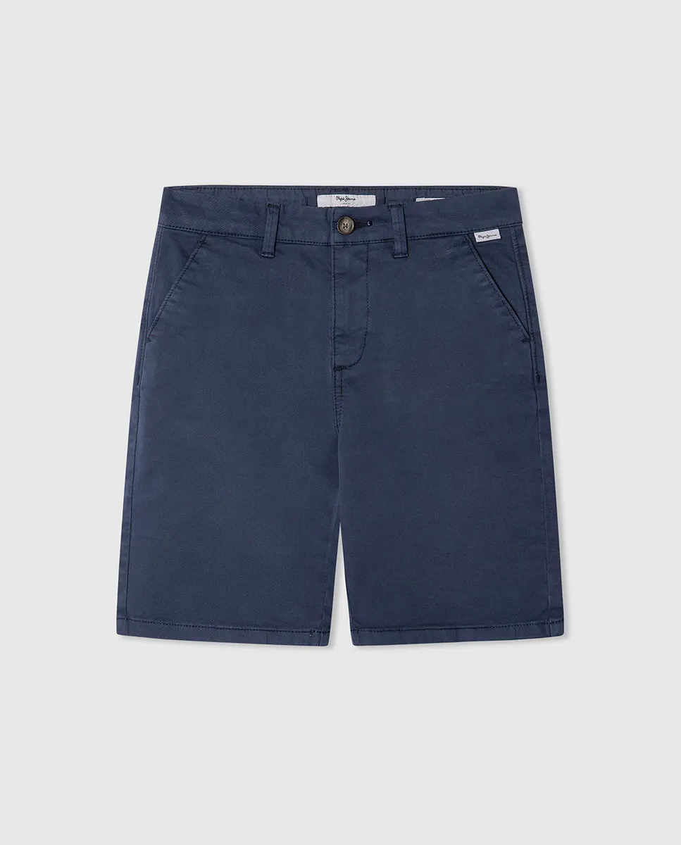 

Юношеские китайские шорты для мальчиков Pepe Jeans, тёмно-синий