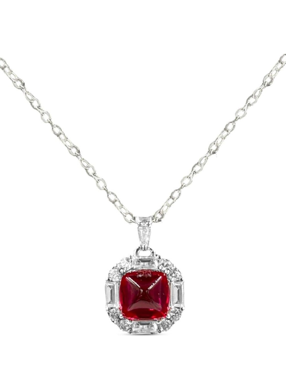 

Juwelina Paris колье Sugarloaf Ruby, красный