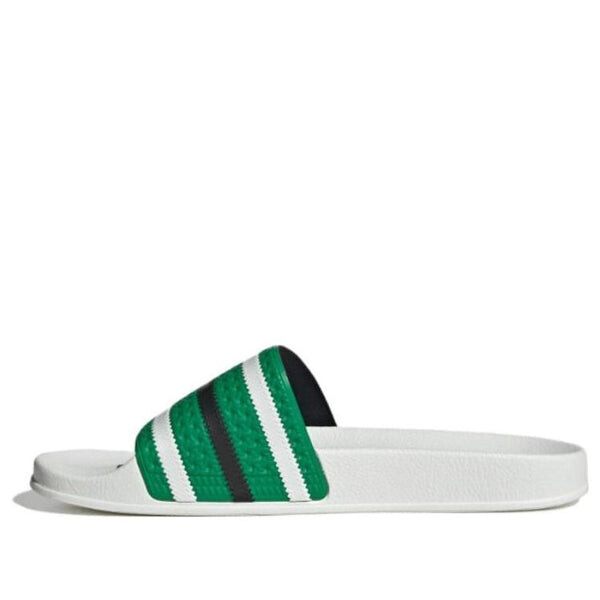 

Тапочки adilette слайды Adidas, зеленый