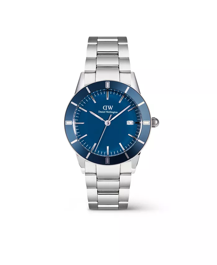 

Мужские аналоговые часы в серебристом тоне из нержавеющей стали, 40 мм Daniel Wellington