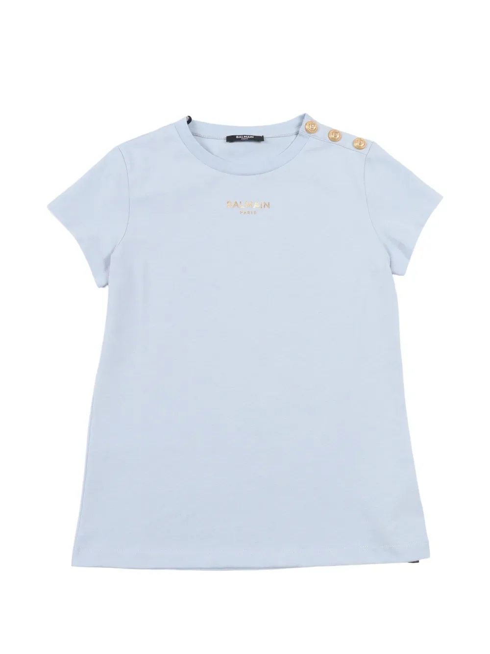 

Футболка с логотипом Balmain Kids, синий