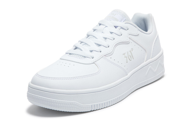 Кроссовки 361° Air Force One Skateboarding Shoes Men Low-top 361 Degree White/photon Gray, белый/серый — фото 2