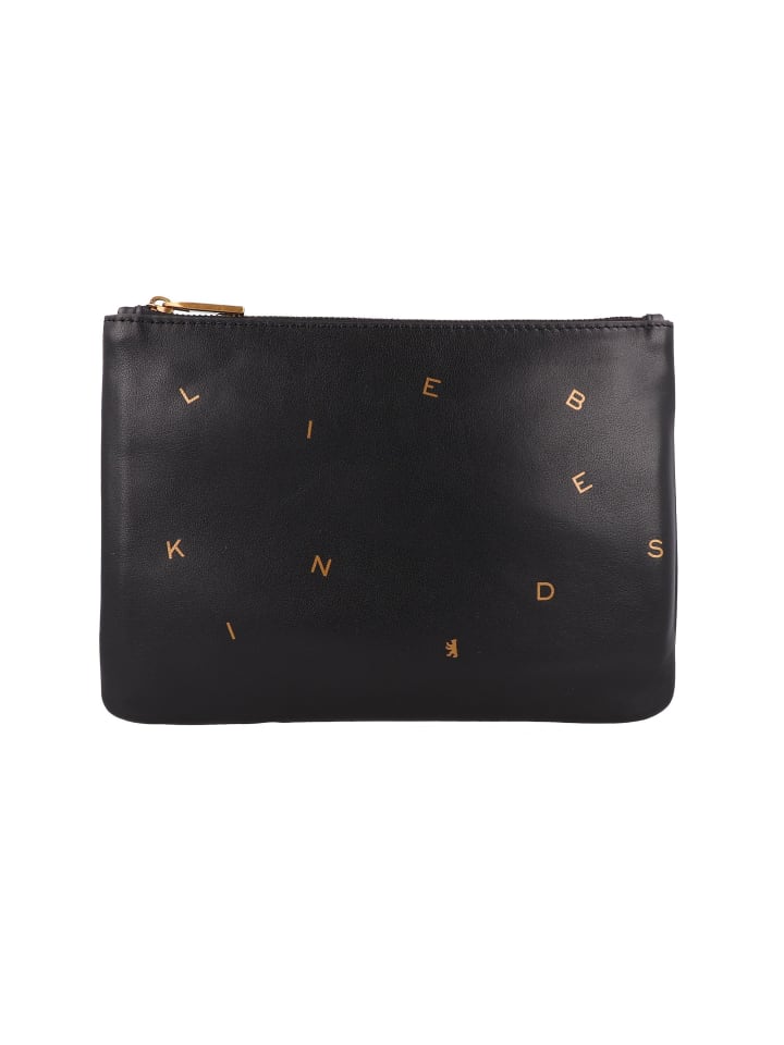 

LIEBESKIND BERLIN Косметичка Dancing Letters, кожа, 21 см, черная