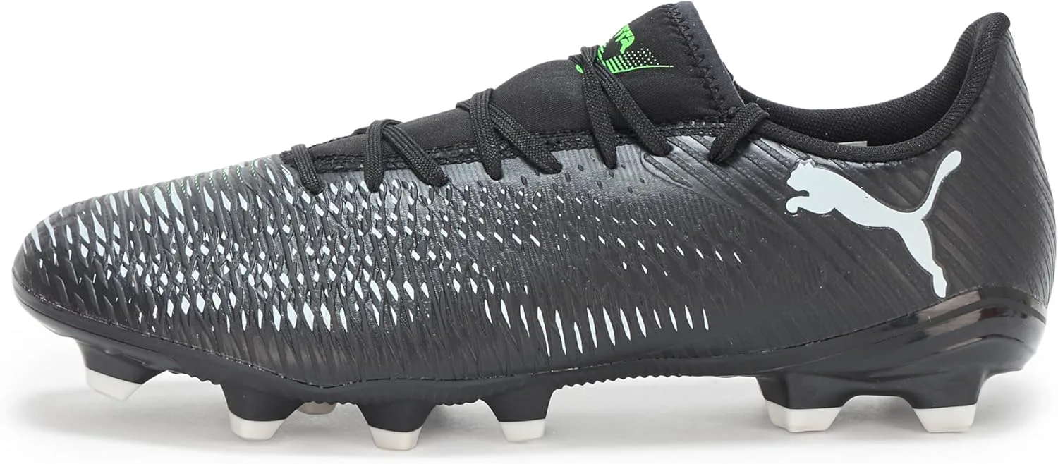 Футбольные бутсы Puma Men's Future 8 Play для твердого и искусственного покрытия, черный/светло-серый/зеленый — фото 2