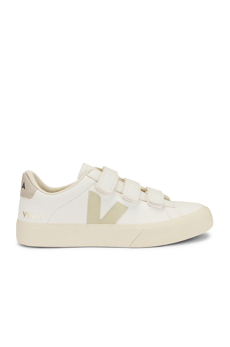

Кроссовки Recife с логотипом и тремя замками Veja, цвет Extra White & Natural