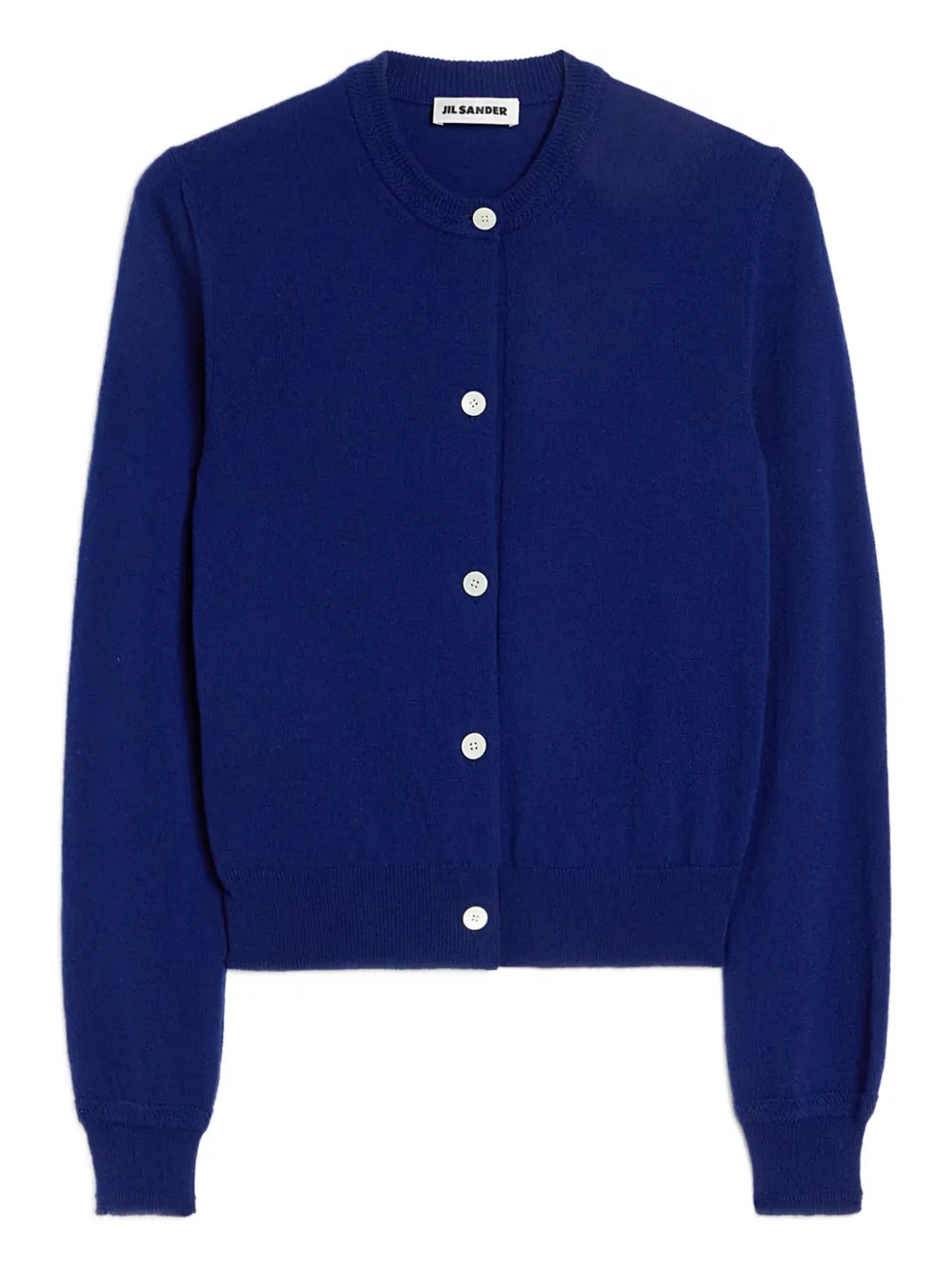 

Кардиган с круглым вырезом Jil Sander, синий