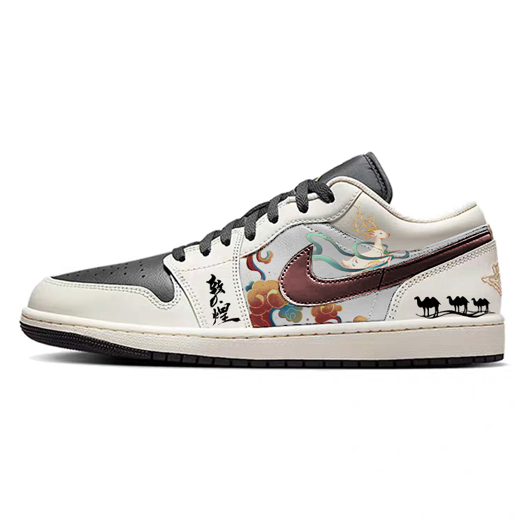 

Jordan Кроссовки Air 1 с низким верхом, устойчивые к истиранию, мужские, черные
