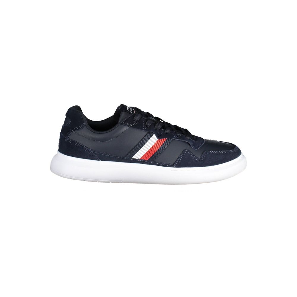 

Синие кожаные мужские кроссовки Tommy Hilfiger