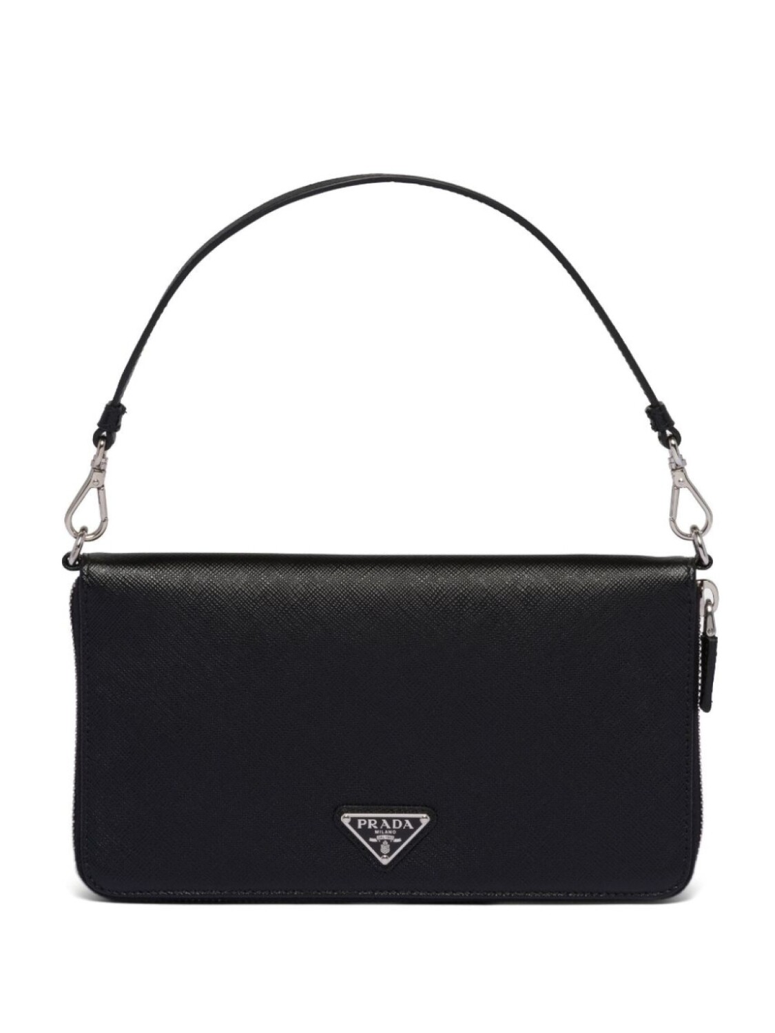 

Prada папка для документов с логотипом, черный