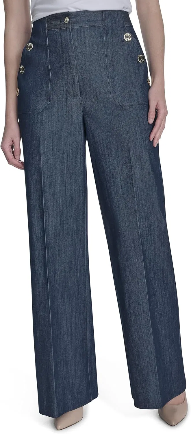 Брюки широкие Tommy Hilfiger, Navy