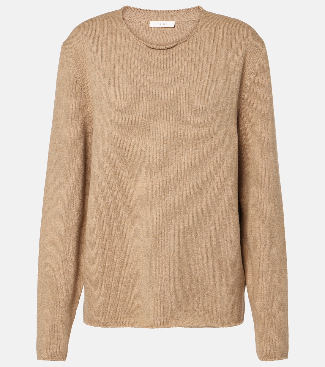 

Женский топ из хлопка и кашемира Jhaio The Row, Beige Melange