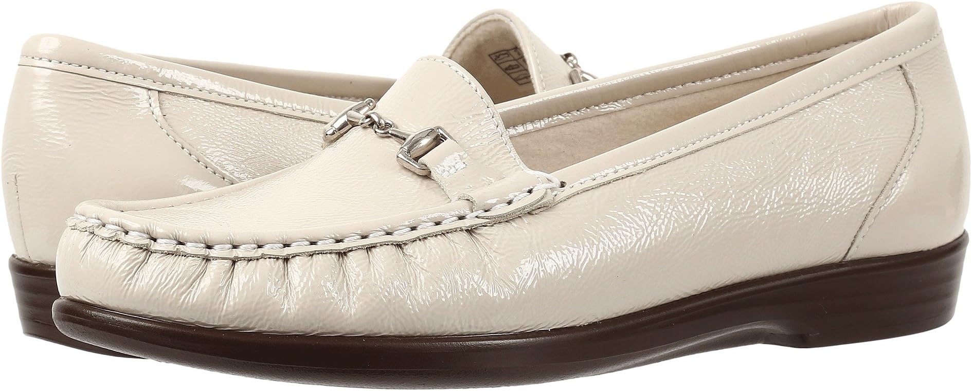 Лоферы SAS Metro Comfort Bit Loafer, Bone Patent