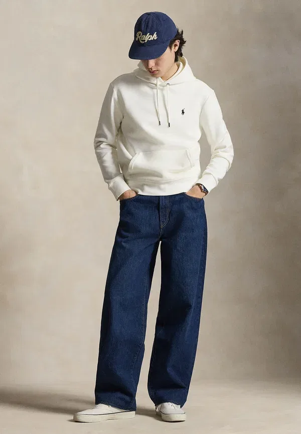 Толстовка с капюшоном двойной вязки Polo Ralph Lauren, белый — фото 2